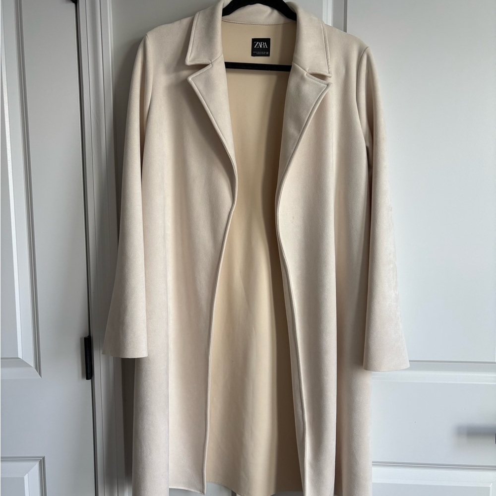 Zara Faux Suede Coat